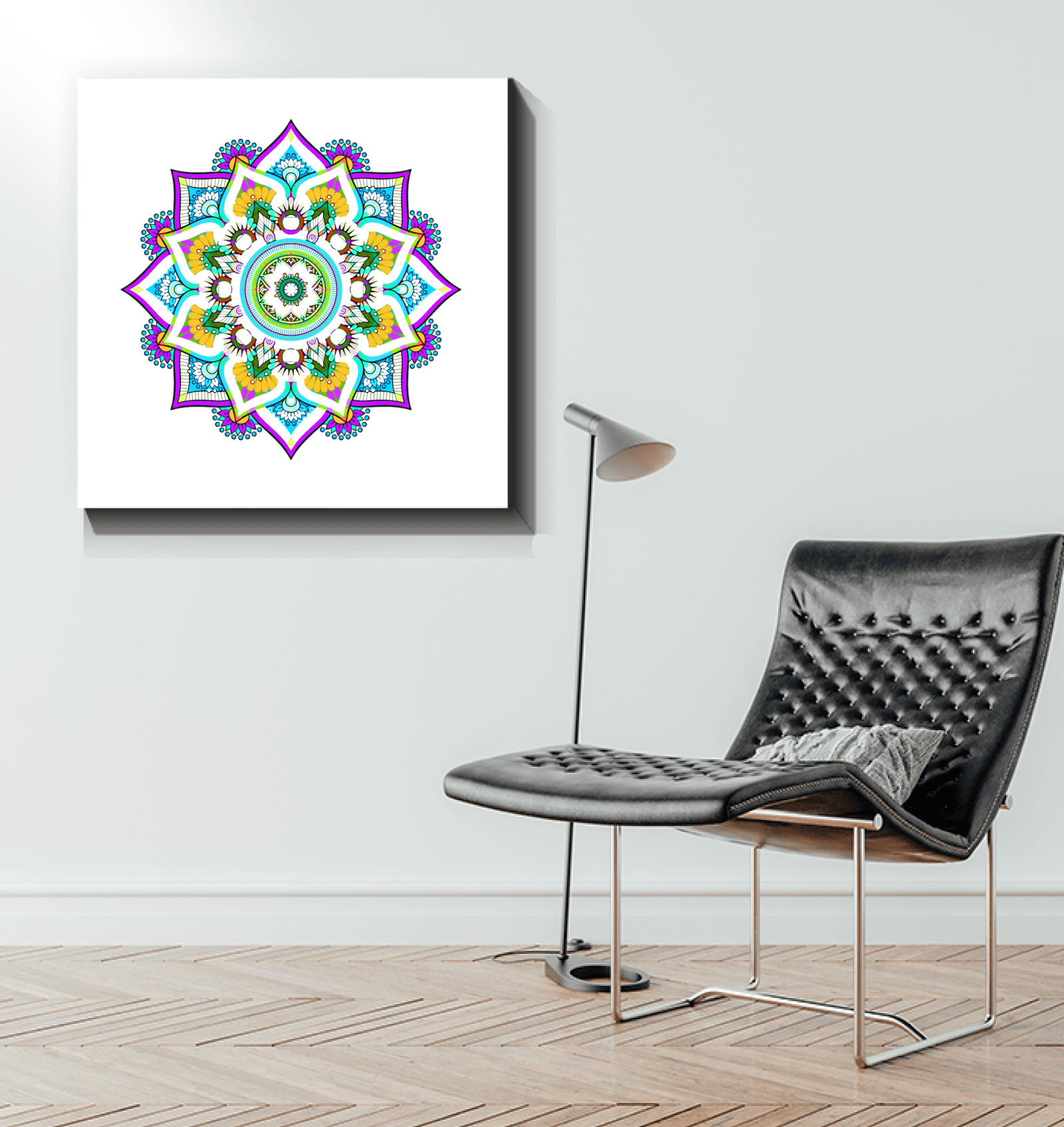 Mandala Blossom Ceramic Mural - Beyond T-shirts