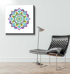 Mandala Blossom Ceramic Mural - Beyond T-shirts