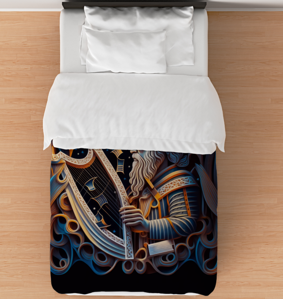 Classical Canvas Duvet Cover