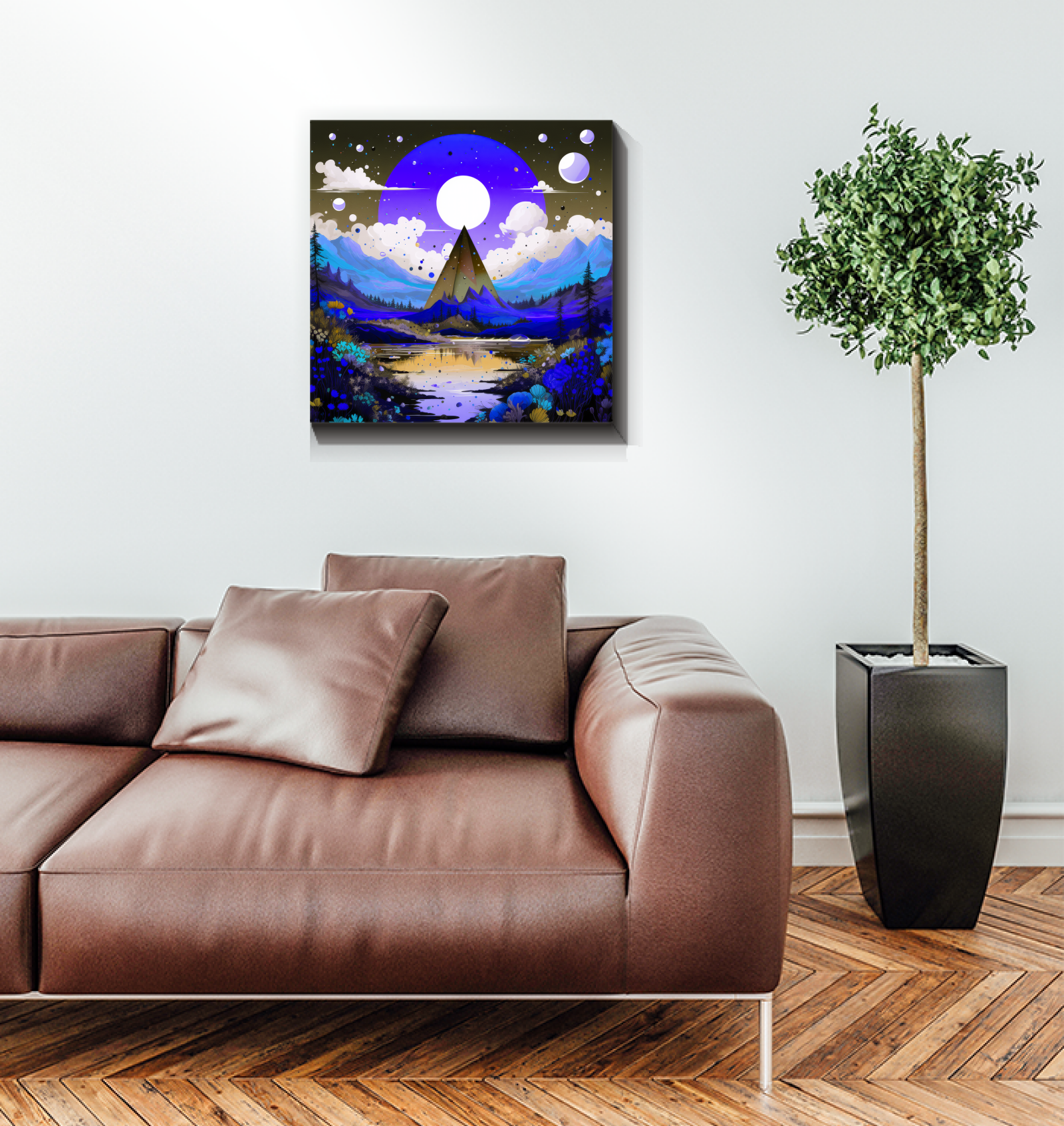 Majestic Monoliths Rocky Landscape Canvas