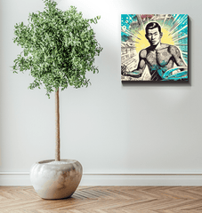 Surfing Harmony Canvas Art - Beyond T-shirts