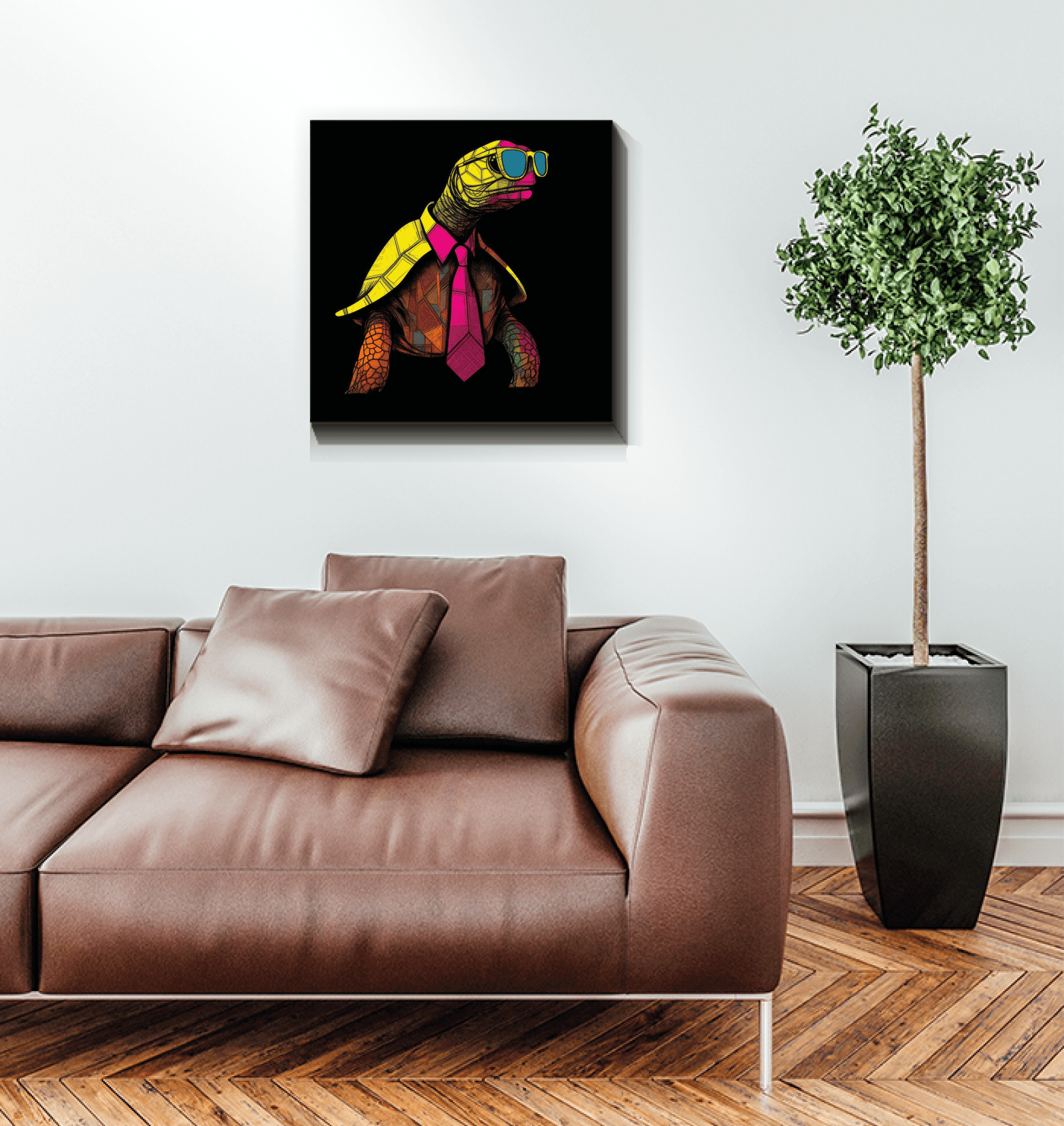 Tranquil Sea Turtle Canvas Art - Beyond T-shirts