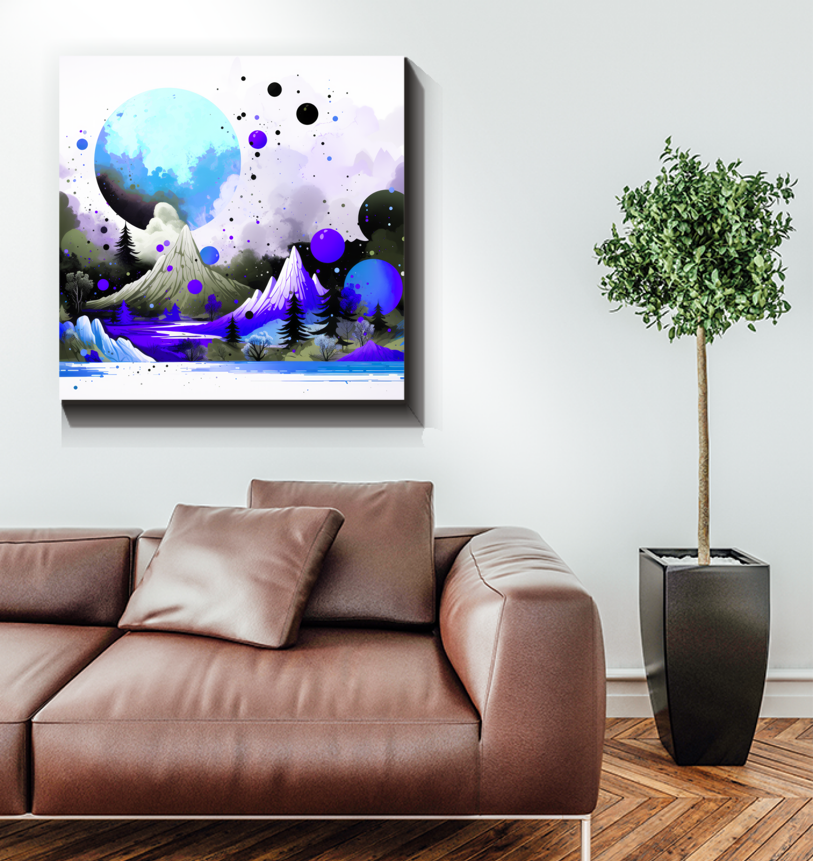 Majestic Mesa Rocky Landscape Canvas