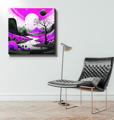 Mesmerizing Mesa Desert Landscape Canvas