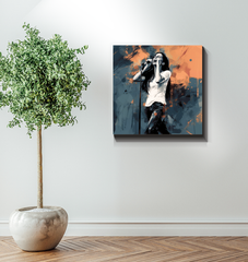 Abstract Tranquility Minimalist Abstract Wrapped Canvas