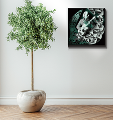 Folk Harmony Wrapped Canvas
