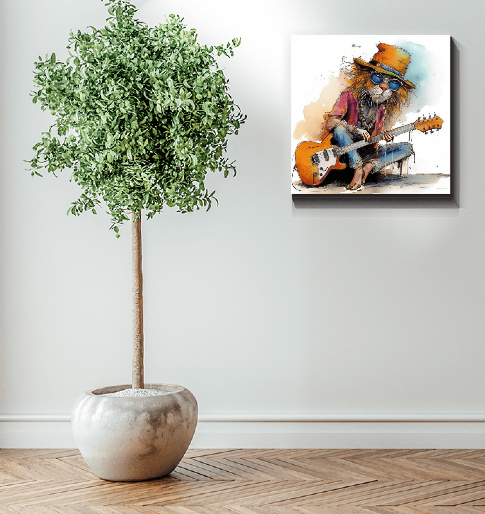 Harmonious Hoots Caricature Canvas - Beyond T-shirts