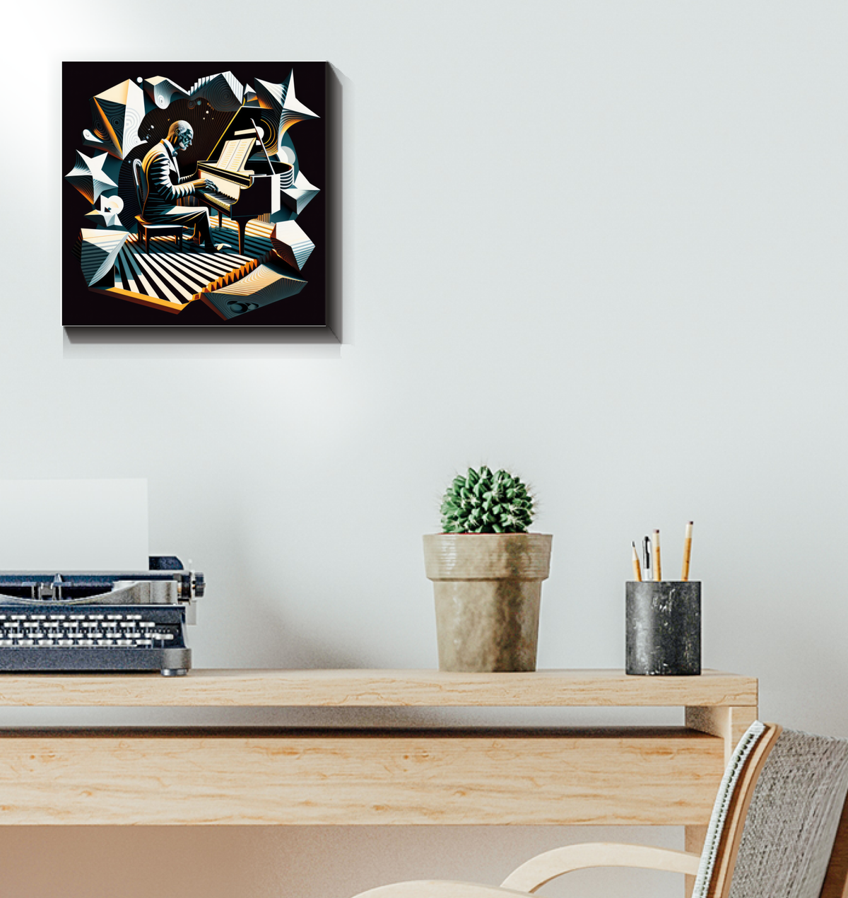 Harmonic Hues Wrapped Canvas