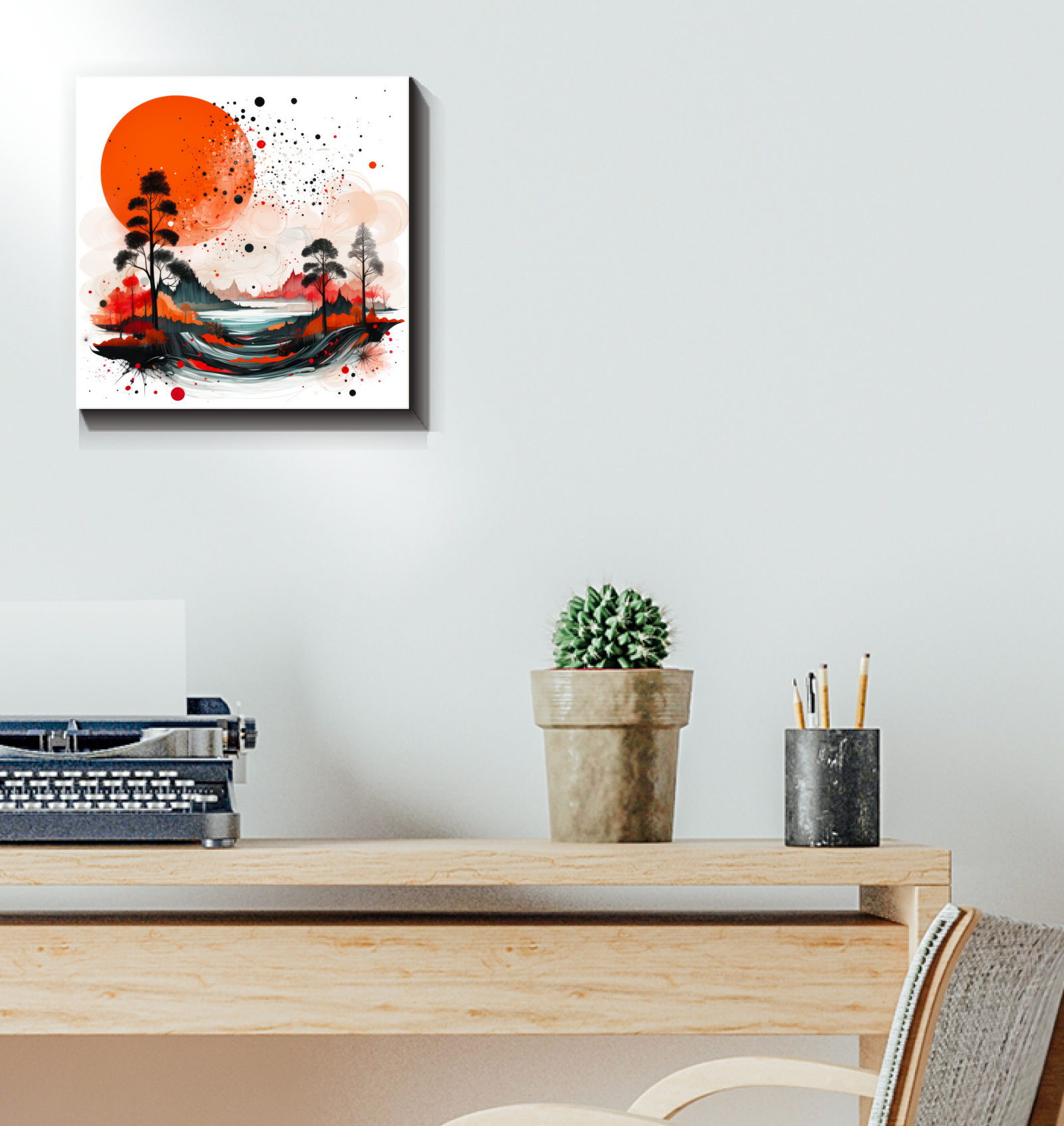 Enchanting Estuary River Landscape Canvas