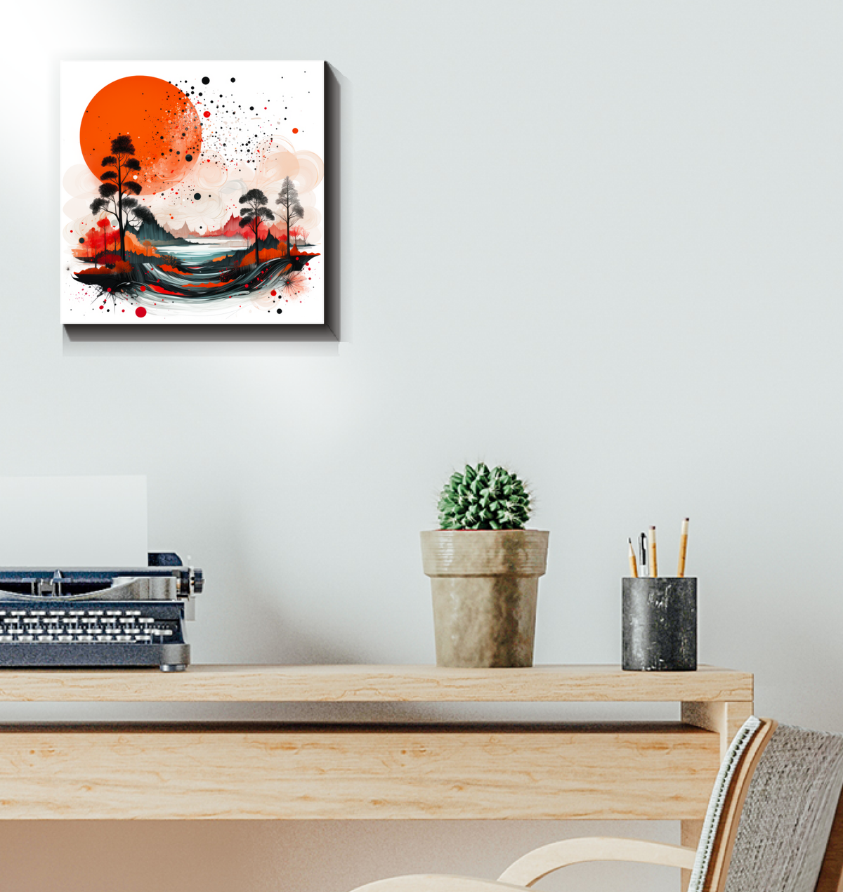 Enchanting Estuary River Landscape Canvas