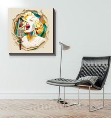 Opera's Embrace Wrapped Canvas