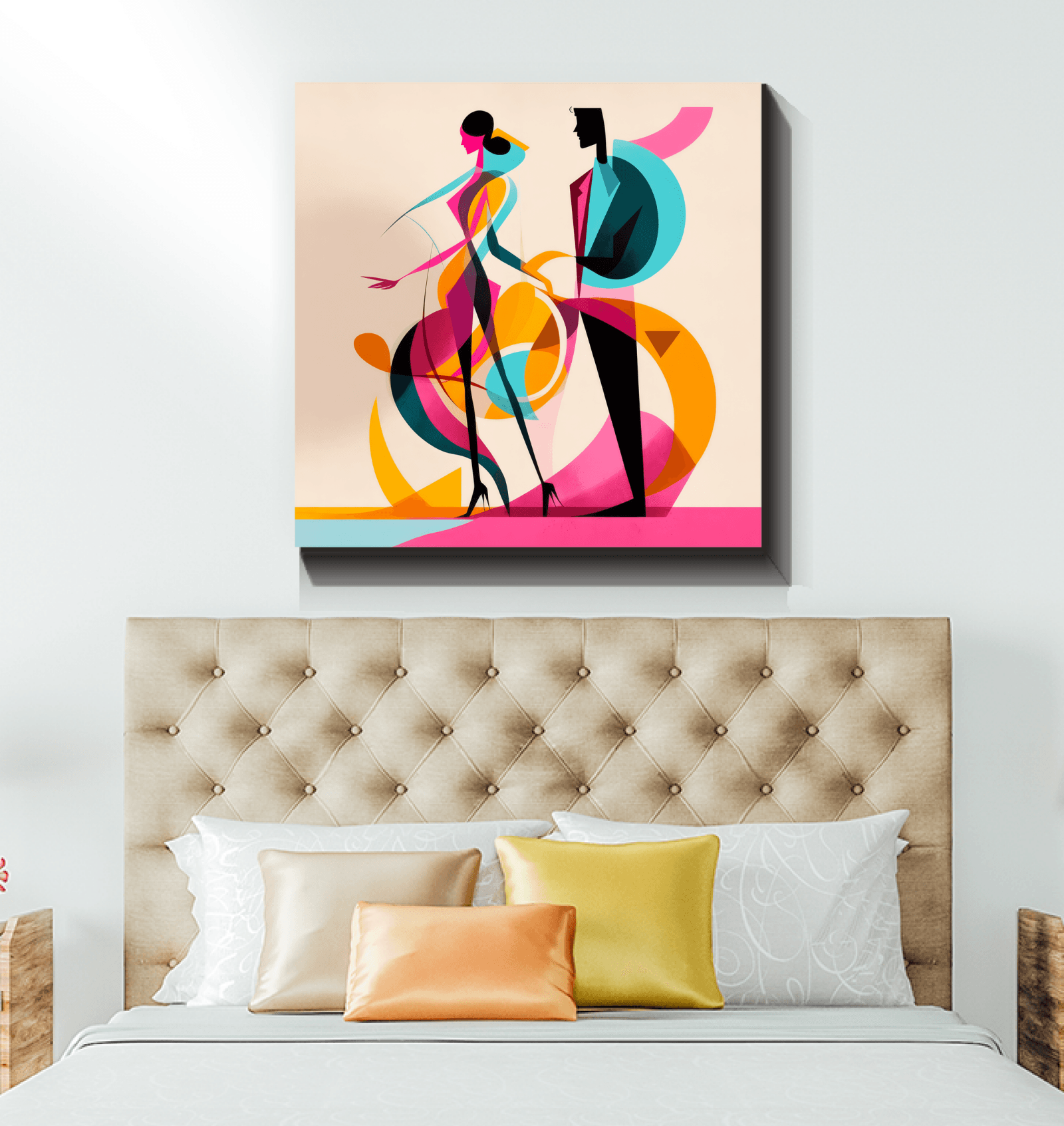 Elegance in Graffiti Fashion Canvas - Beyond T-shirts