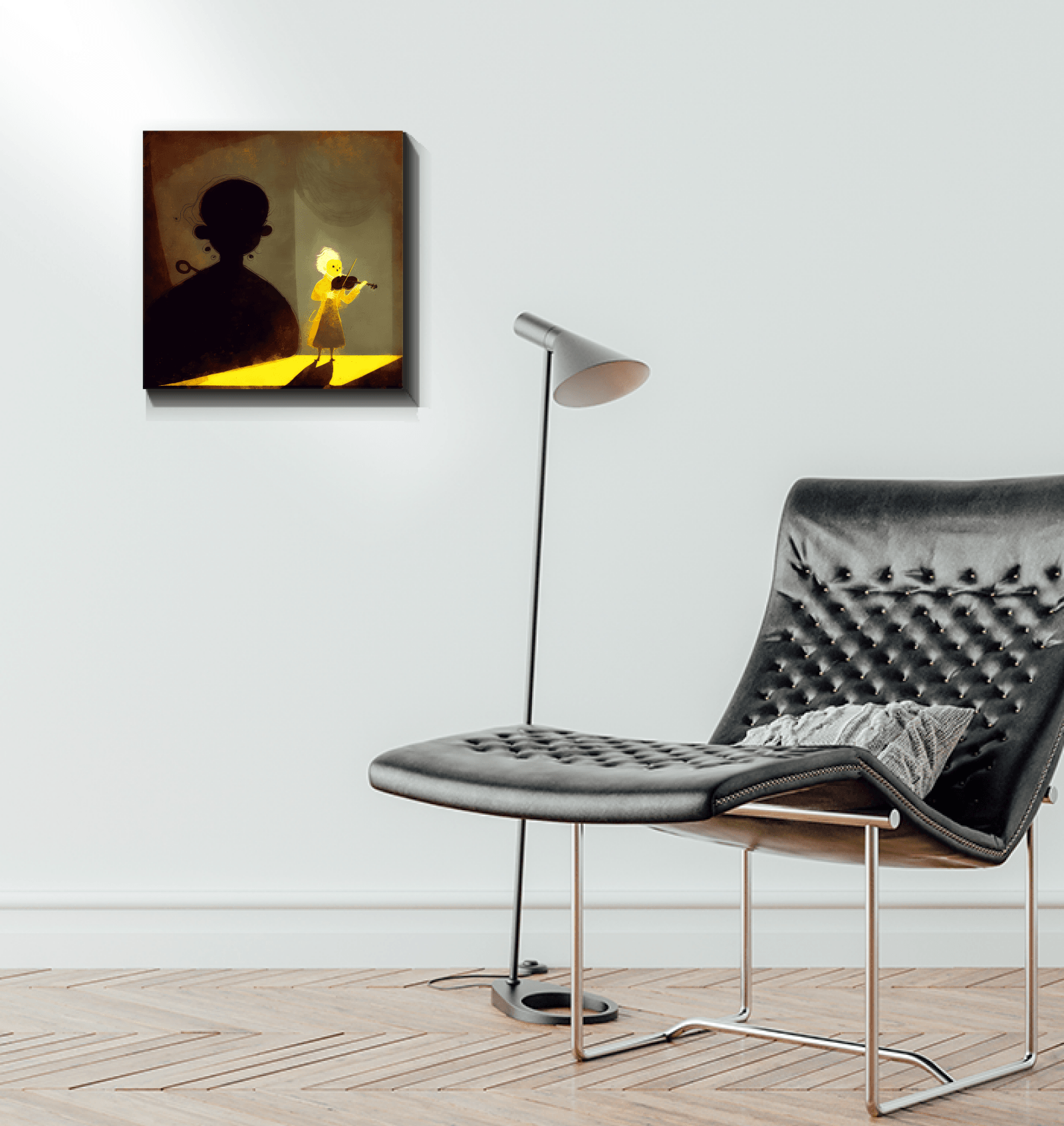 Jazz Club Vibes - Vintage Music Canvas Print - Beyond T-shirts