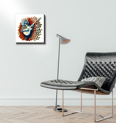 Electro Energy Wrapped Canvas