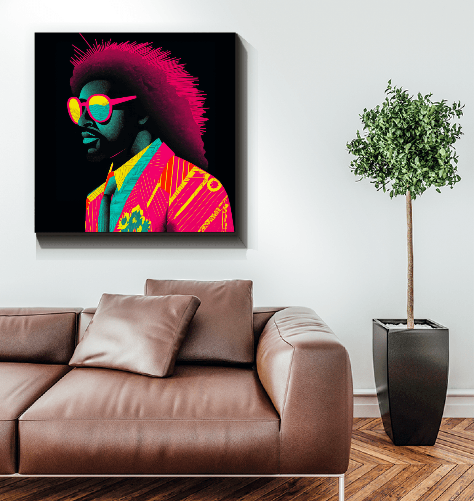 Runway Reverie Canvas Art Print - Beyond T-shirts