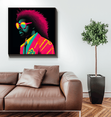 Runway Reverie Canvas Art Print - Beyond T-shirts