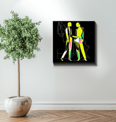 Chic Couture Abstract Art Canvas - Beyond T-shirts