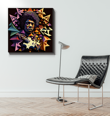 Hip Hop Graffiti Wrapped Canvas