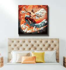 Wave Rider's Euphoria Wrapped Canvas - Beyond T-shirts