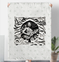 Pop Art Sherpa Blanket