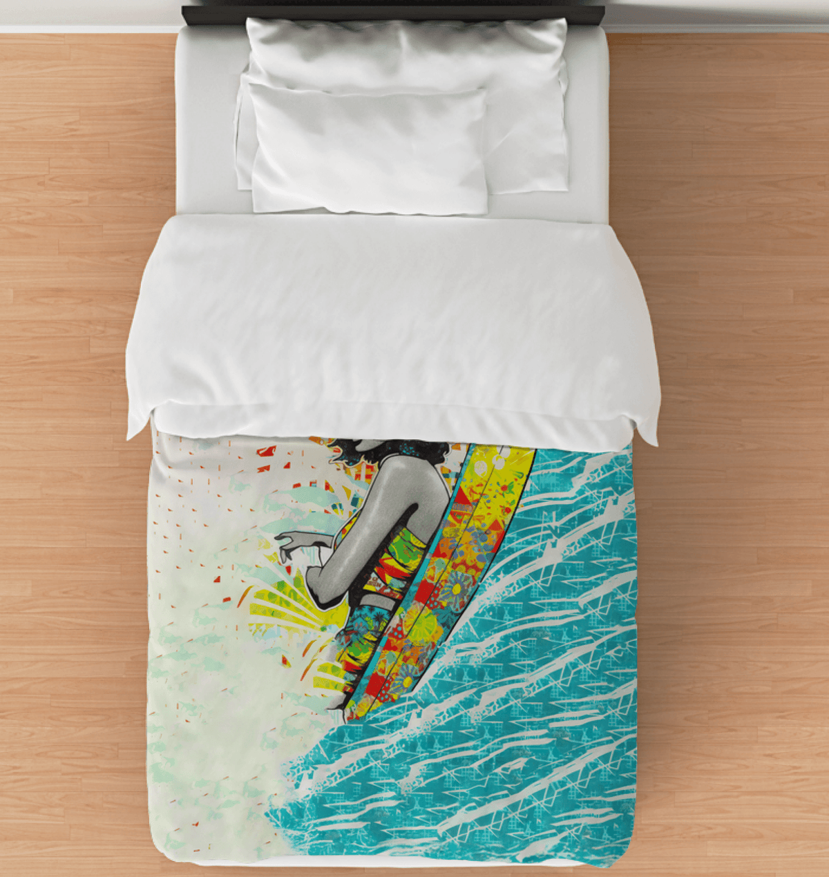 Surfing 1 48 Duvet Cover - Beyond T-shirts