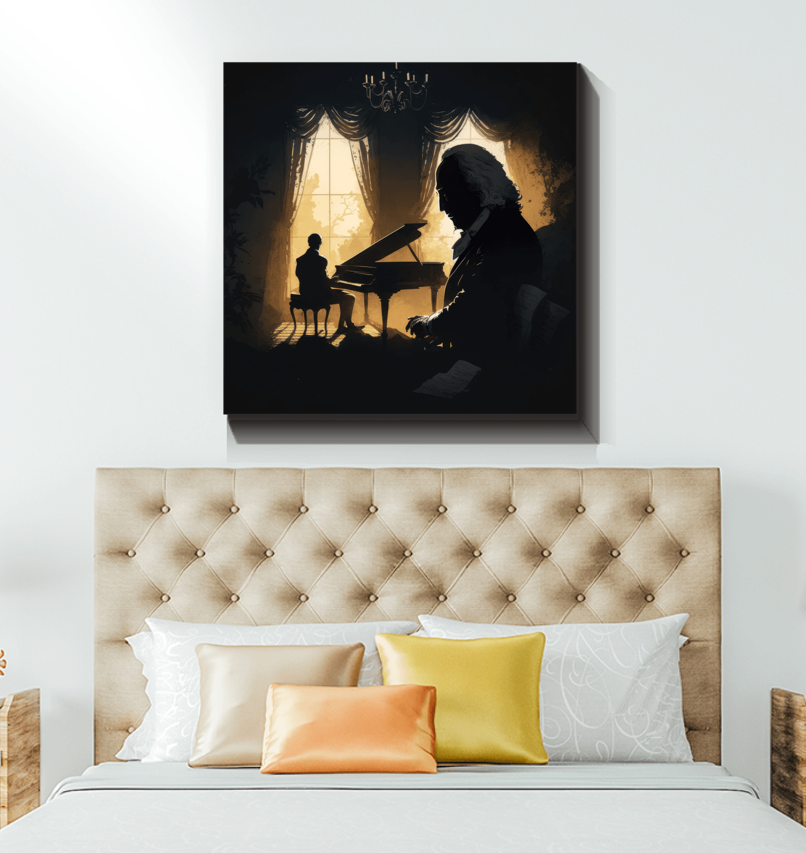 Jazz in the City - Urban Music Canvas Print - Beyond T-shirts