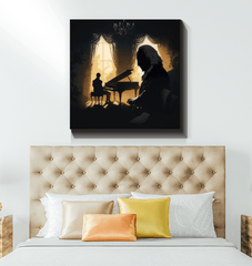 Jazz in the City - Urban Music Canvas Print - Beyond T-shirts