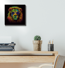 Roaring Majesty Canvas Print - Beyond T-shirts