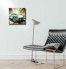 Automotive Evolution Wrapped Canvas