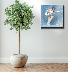Jungle-inspired home decoration canvas print