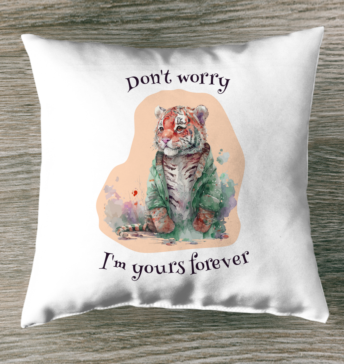 Dont Worry I Am Yours Forever Indoor Pillow