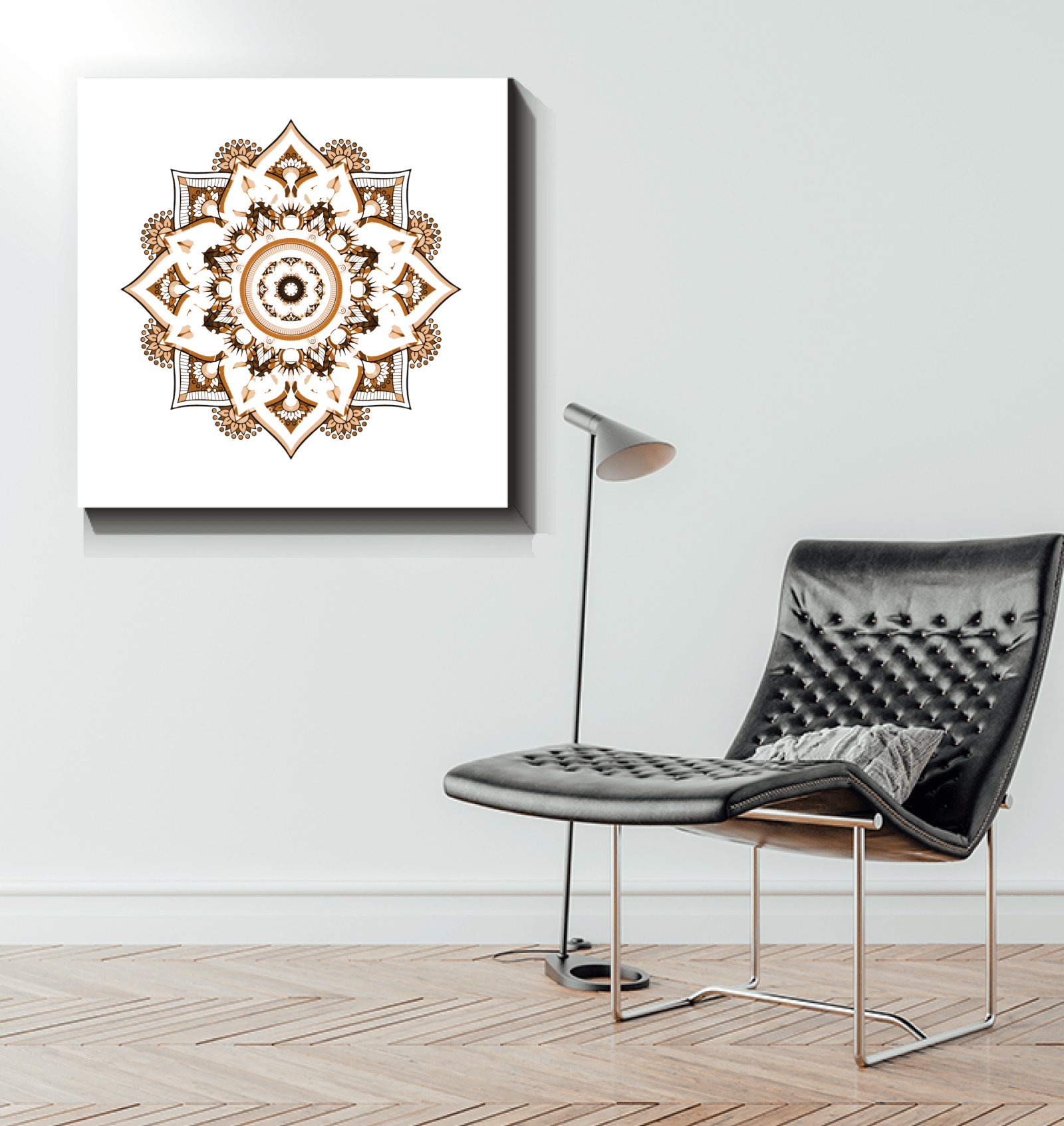 Mandala Wisdom Metal Wall Clock - Beyond T-shirts