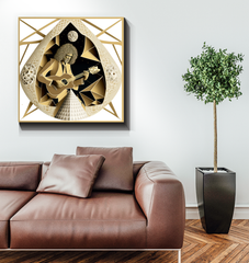 Bassline Brilliance Wrapped Canvas