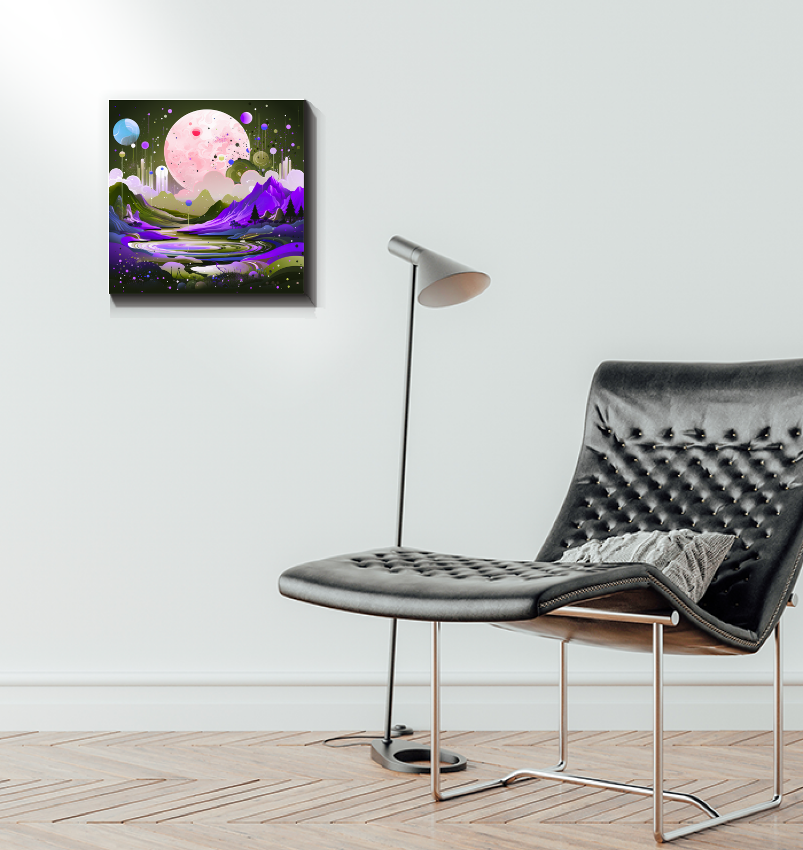 Captivating Canyons Desert Landscape Canvas