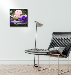 Captivating Canyons Desert Landscape Canvas