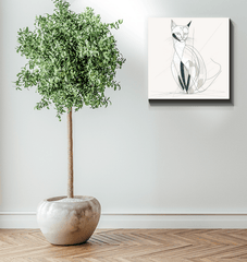 Playful Cat Yarn Tangle Canvas - Beyond T-shirts