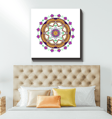 Mandala Reflection Metal Mirror - Beyond T-shirts