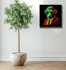 Jungle Joy Monkey Canvas Print - Beyond T-shirts