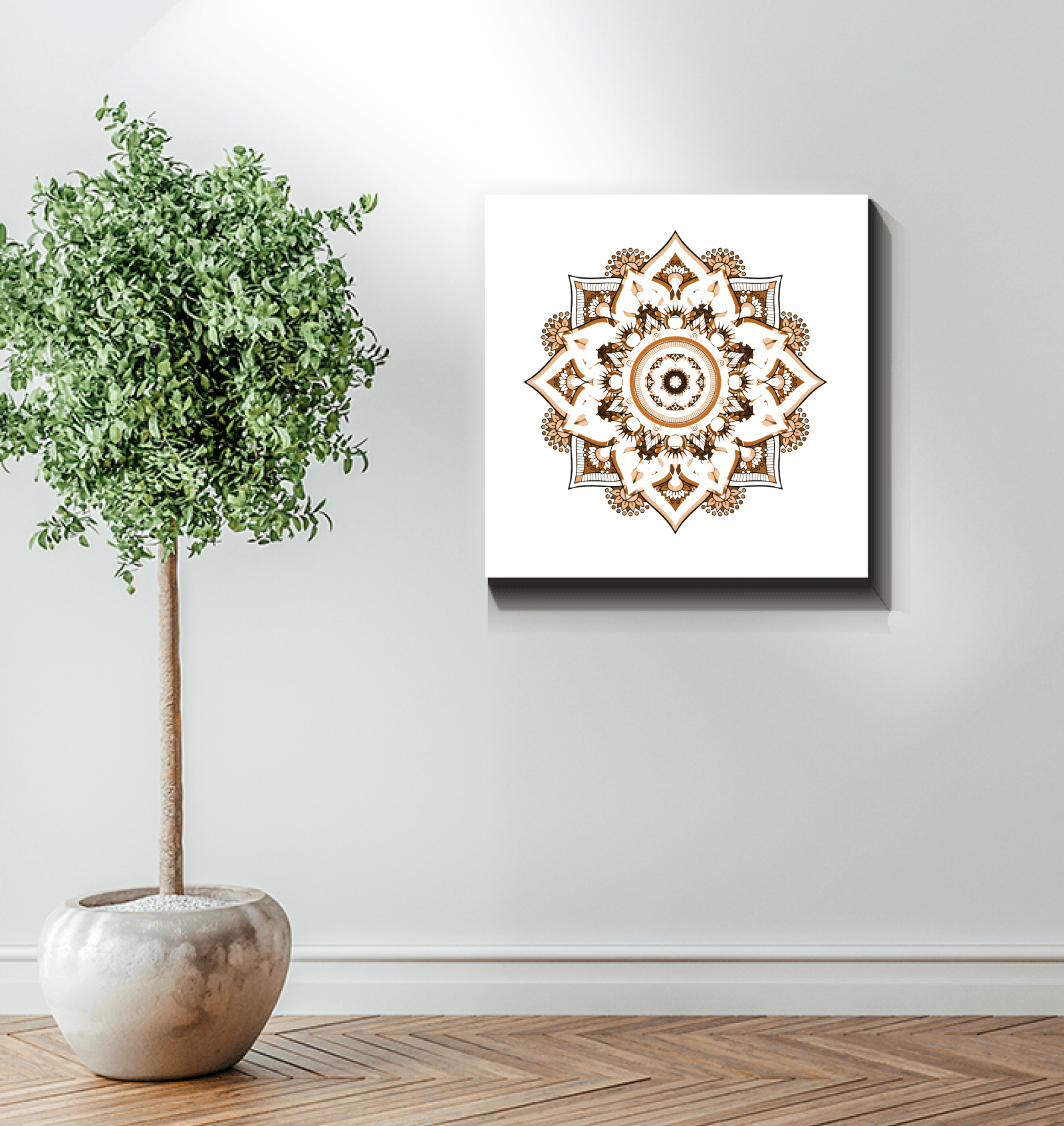 Mandala Wisdom Metal Wall Clock - Beyond T-shirts