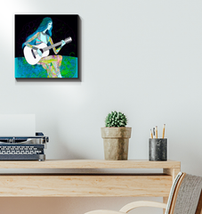 Wildflower Whimsy canvas featuring a mix of beautiful blooms