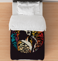 Pop Art Music Duvet Cover