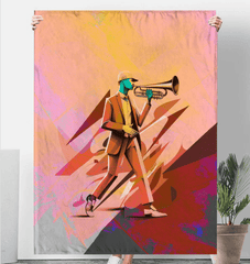 Pop Art Passion Music Throw - Beyond T-shirts