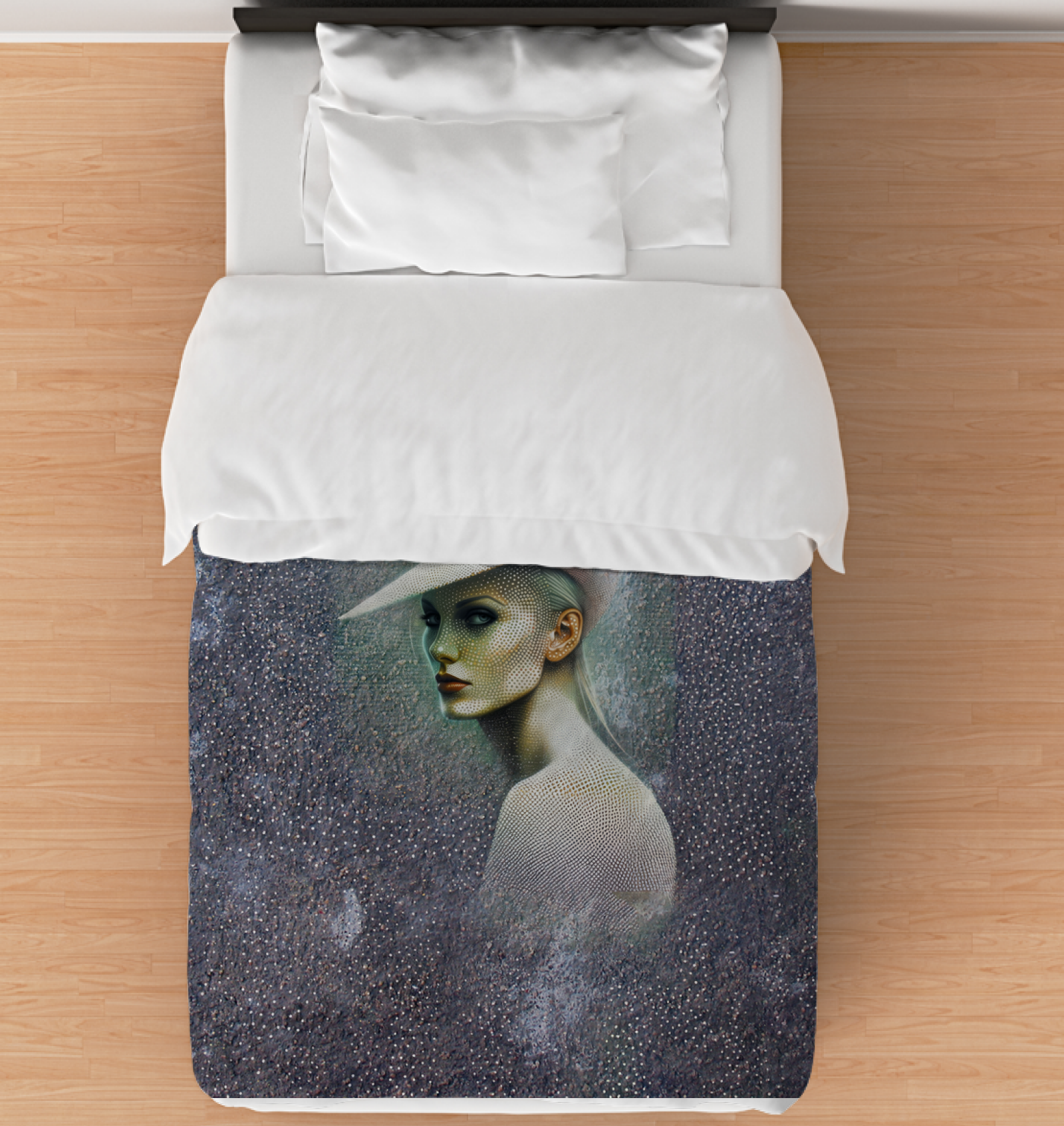 Mythical Majesty Duvet Cover with Elegant Design