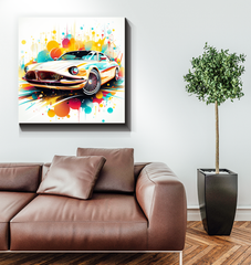 Countryside Drive Wrapped Canvas