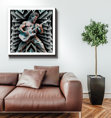 Hip Hop Graffiti Wrapped Canvas