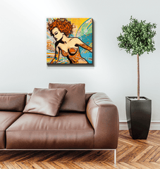 Vibrant seaside imagery on Surfing 5 24 Canvas