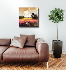 Majestic Snow-Capped Peaks Wrapped Canvas