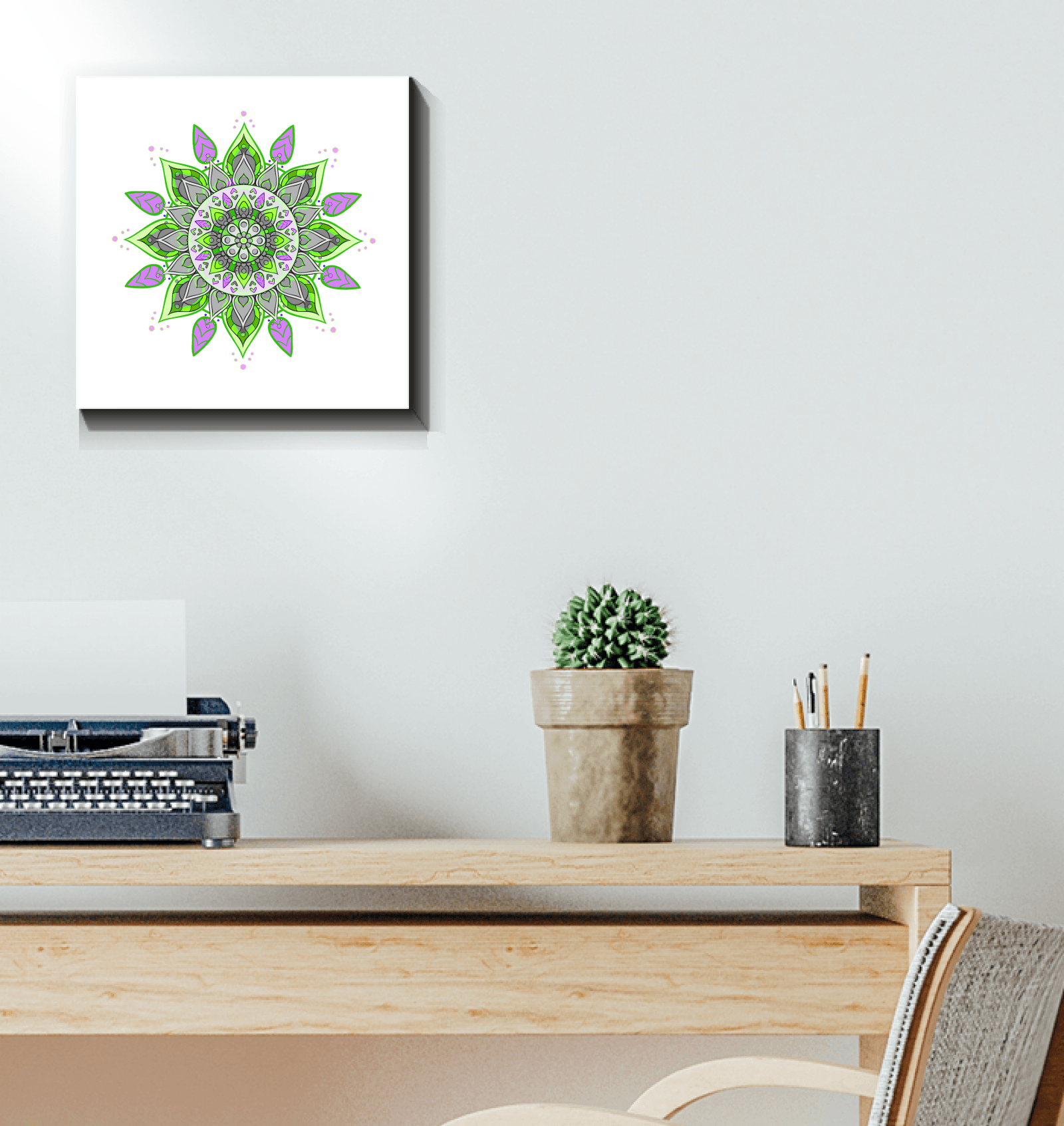 Mandala Zen Garden Wall Panel - Beyond T-shirts