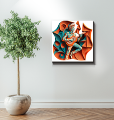 Lyric Landscape Wrapped Canvas