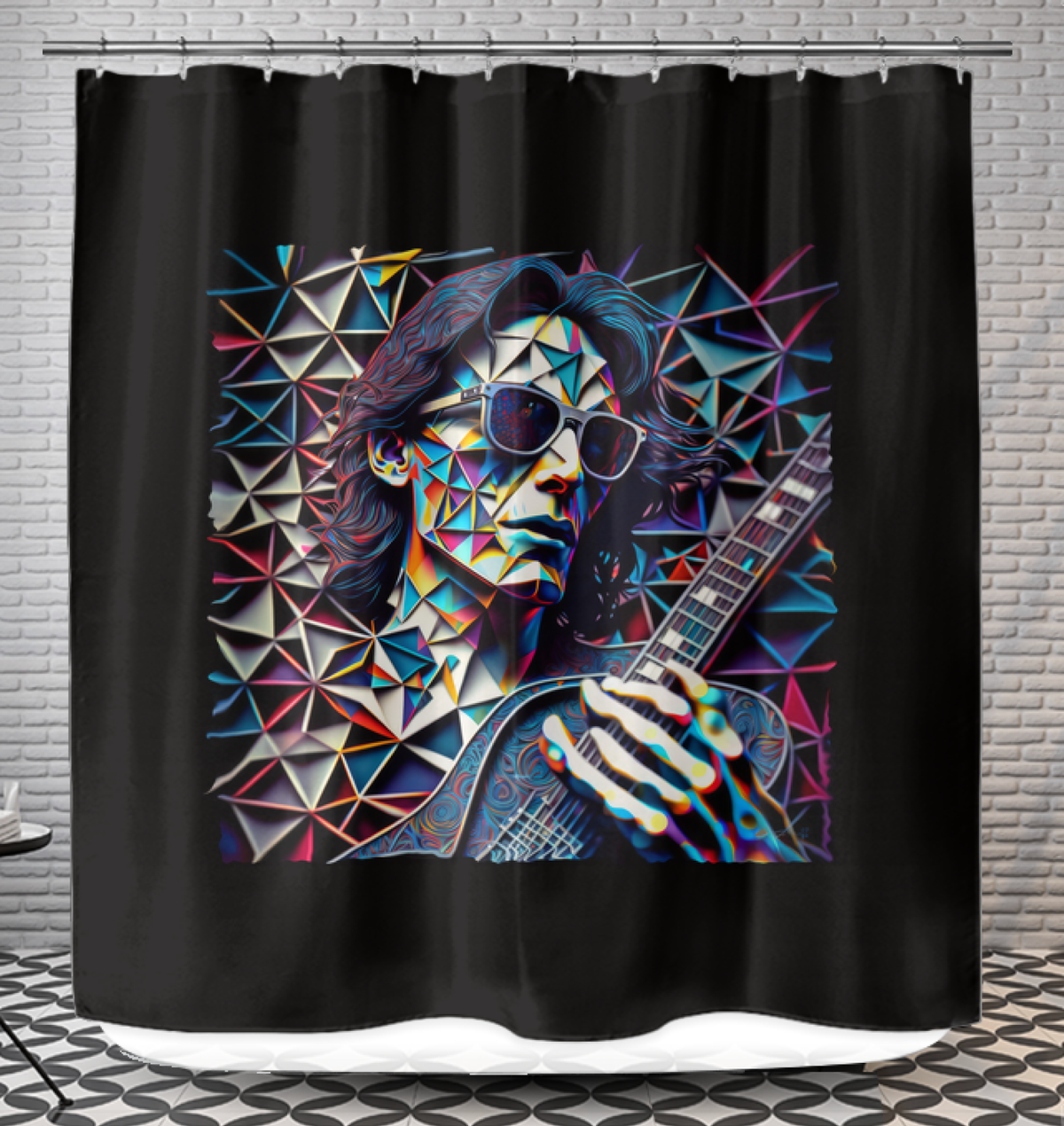 Electro Elegance Shower Curtain